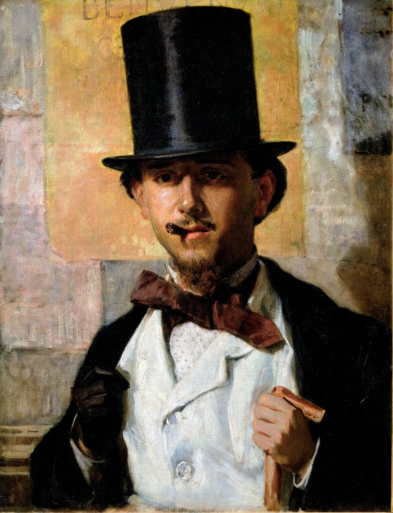 Ritratto del pittore Bernardo Celentano - Galleria Nazionale d'Arte Moderna, Roma